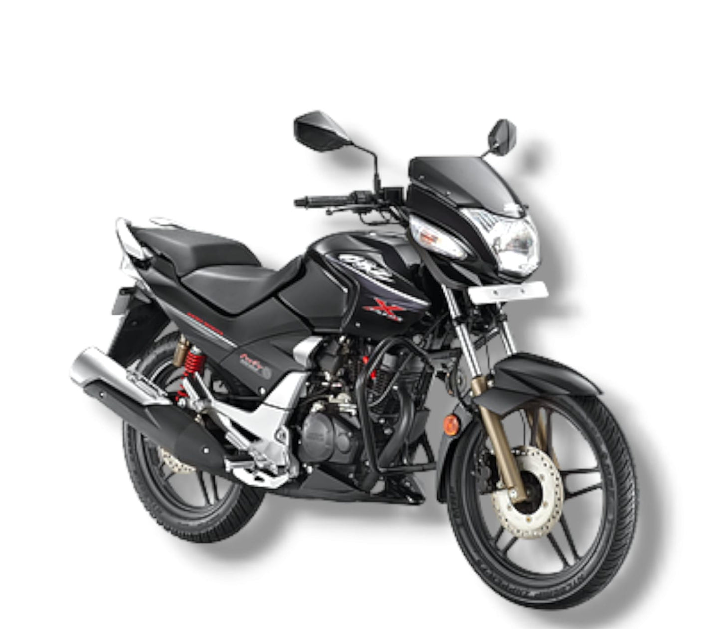 FRONT MUDGUARD FOR HERO CBZ XTREME 150CC TYPE 3 BLACK BIJJAN ACCESSORIES