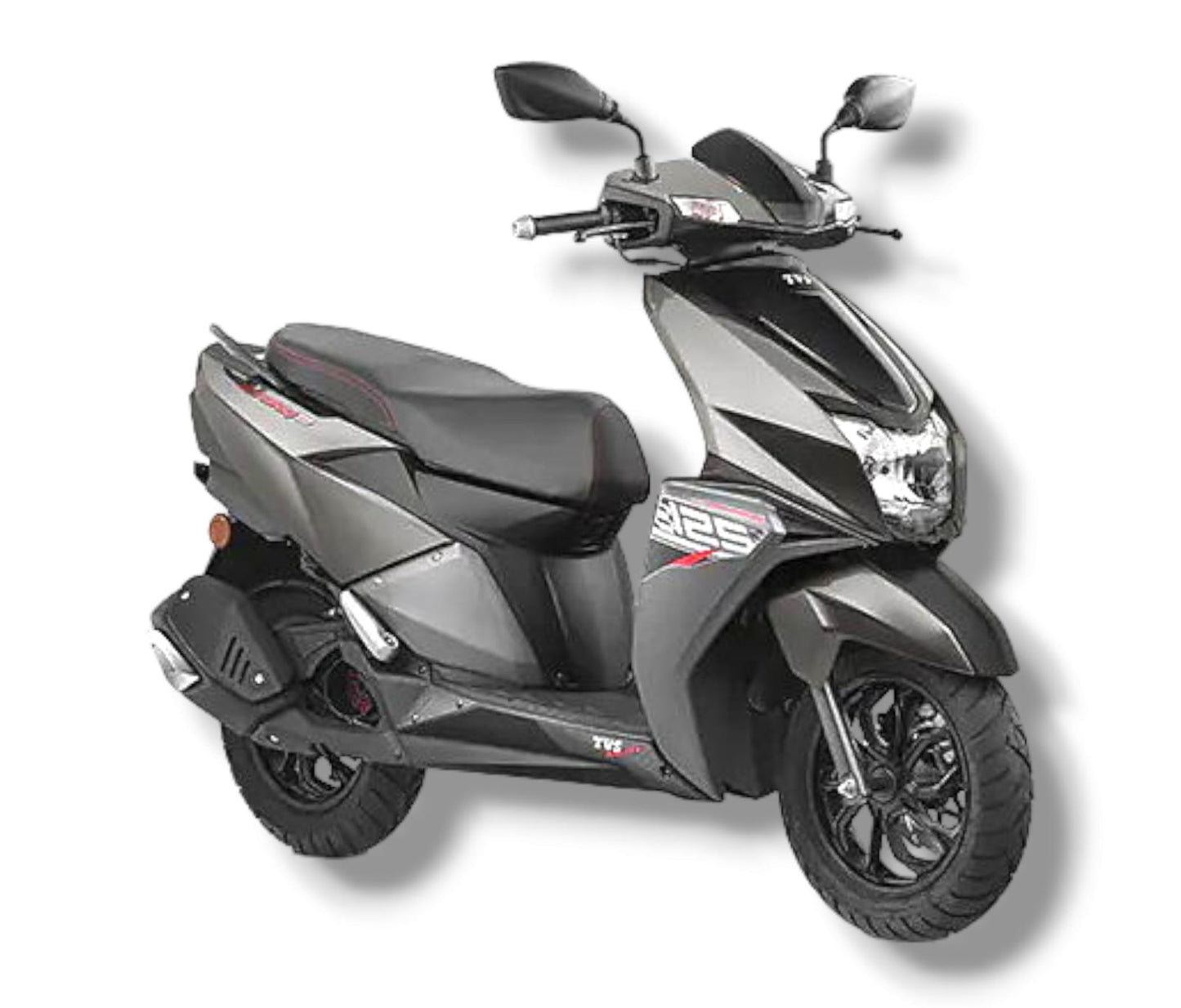 HEADLIGHT VISOR FOR NTORQ 125 METALLIC GREY BIJJAN ACCESSORIES