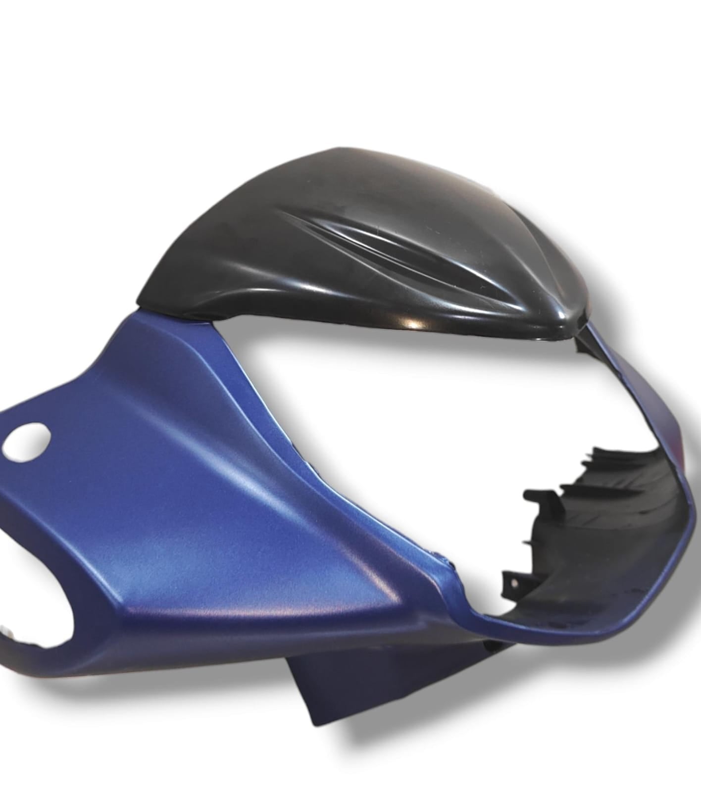 Headlight Visor For Maestro Edge 110 Matte Blue Bijjan Accessories