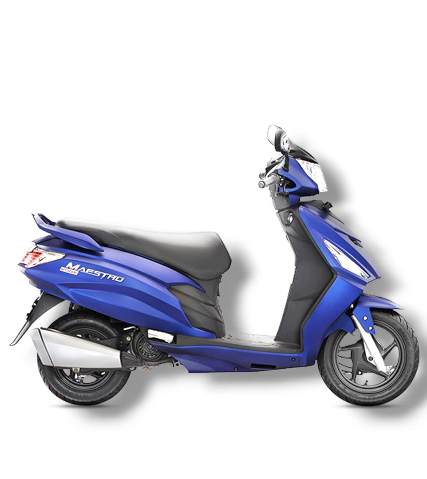 Headlight Visor For Maestro Edge 110 Matte Blue Bijjan Accessories