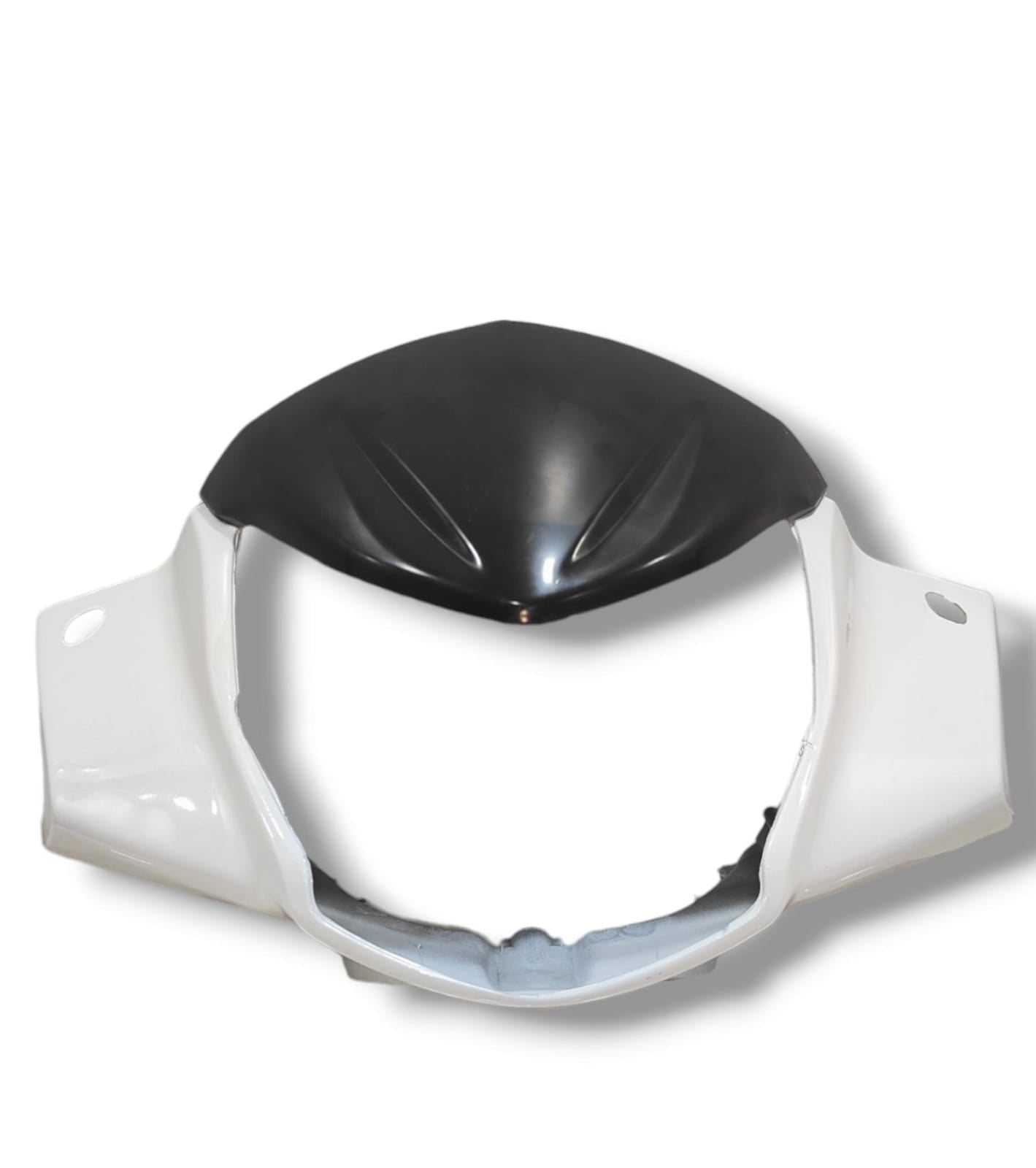 Headlight Visor For Maestro Edge 110 Pearl Fadeless White Bijjan Accessories
