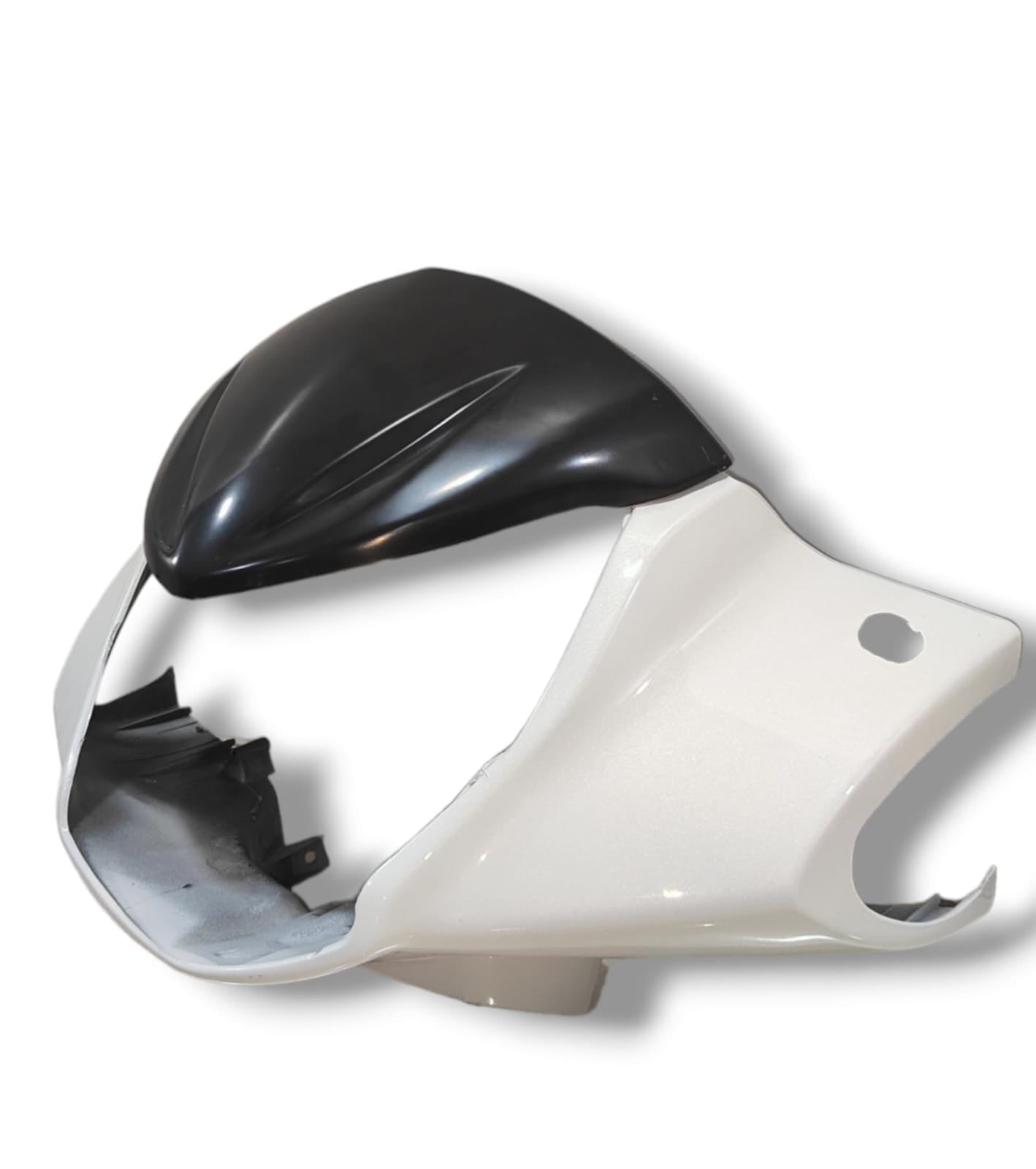 Headlight Visor For Maestro Edge 110 Pearl Fadeless White Bijjan Accessories