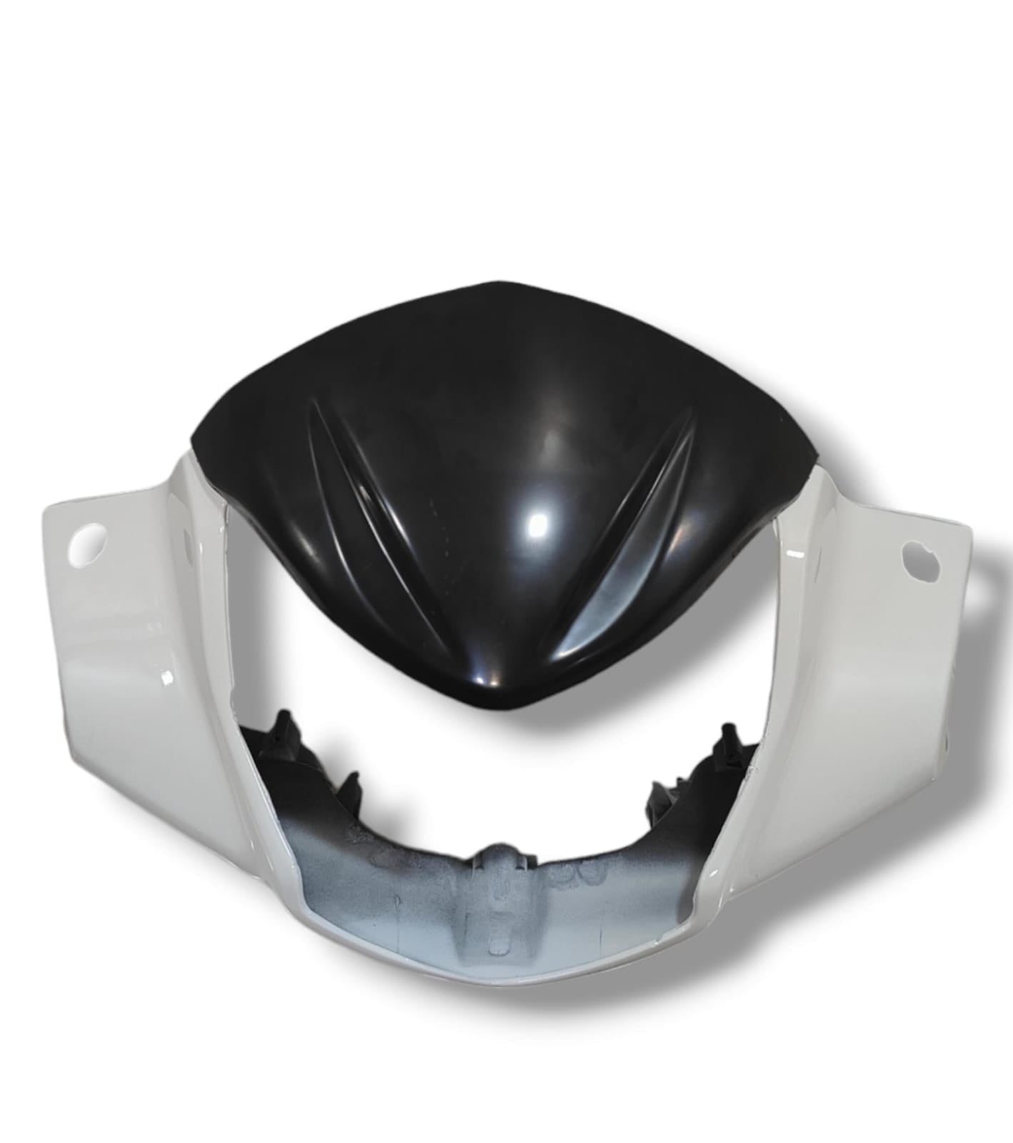 Headlight Visor For Maestro Edge 110 Pearl Fadeless White Bijjan Accessories