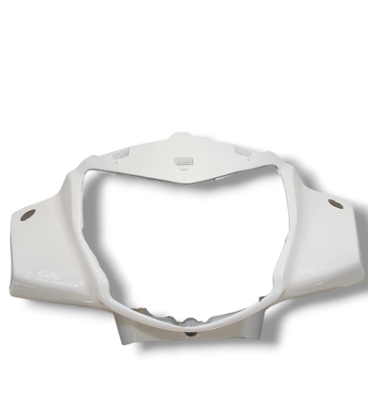 Headlight Visor For Maestro Edge 110 Pearl Fadeless White Bijjan Accessories