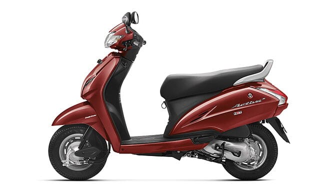 Headlight Visor For Honda Activa 4G Imperial Red Metallic Bijjan Accessories