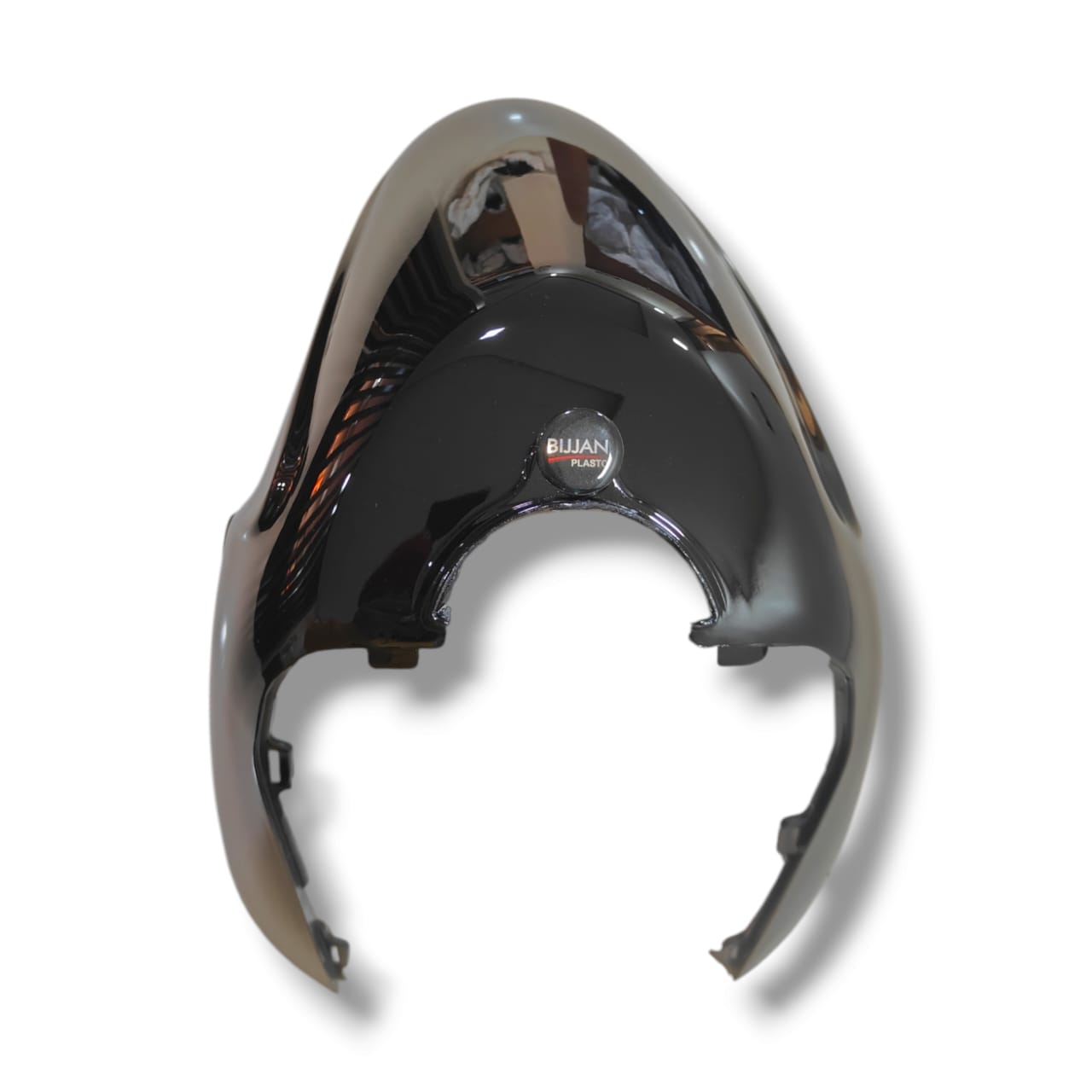 FRONT MUDGUARD FOR PLEASURE NEW MODEL BOLD BLACK BIJJAN ACCESSORIES