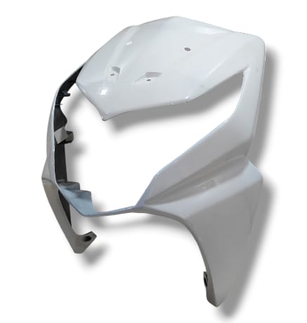 FULL BODY SET FOR DIO 110CC BS3 WHITE & BLACK {SET OF 6} BIJJAN ACCESSORIES