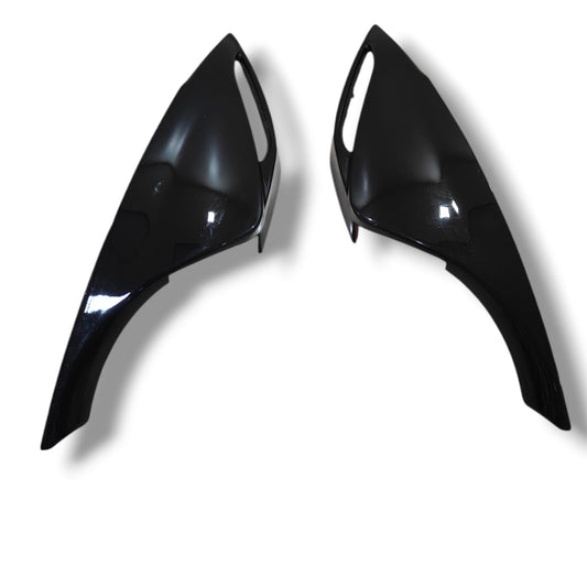 HEADLIGHT VISOR FOR YAMAHA YZF R15 V3 BLACK METALLIC BIJJAN ACCESSORIES