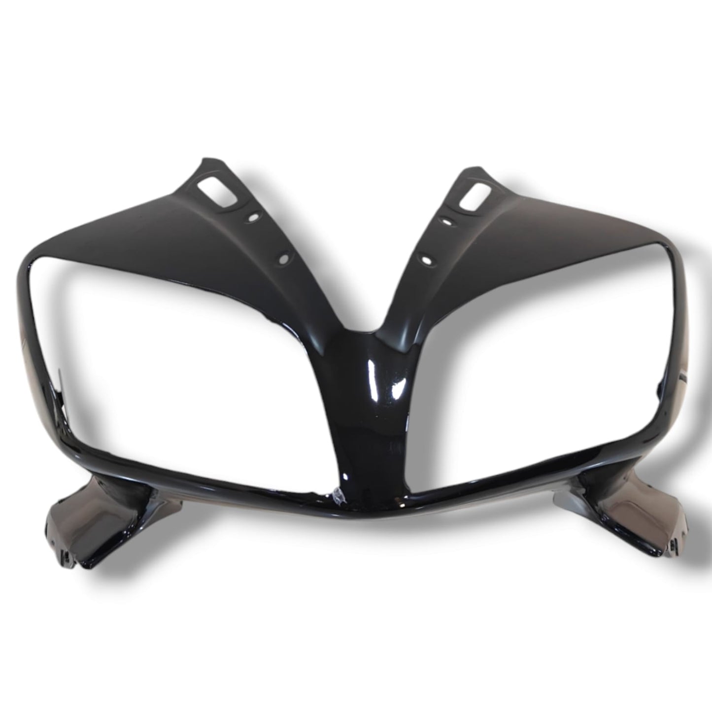 HEADLIGHT VISOR FOR YAMAHA YZF R15 {2011 MODEL} BLACK METALLIC BIJJAN ACCESSORIES
