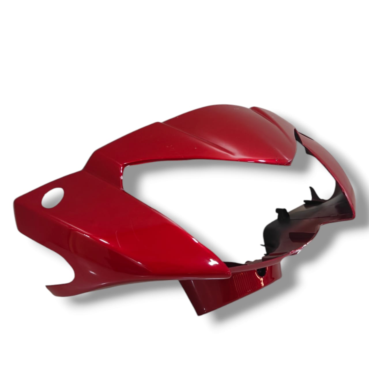 Headlight Visor For Pleasure New Model Fiery Red Bijjan Accessories