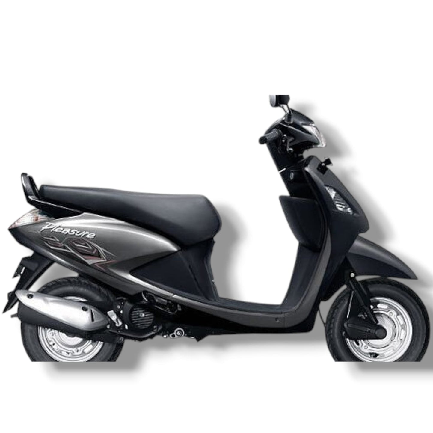 FRONT MUDGUARD FOR PLEASURE OLD MODEL BOLD BLACK BIJJAN ACCESSORIES