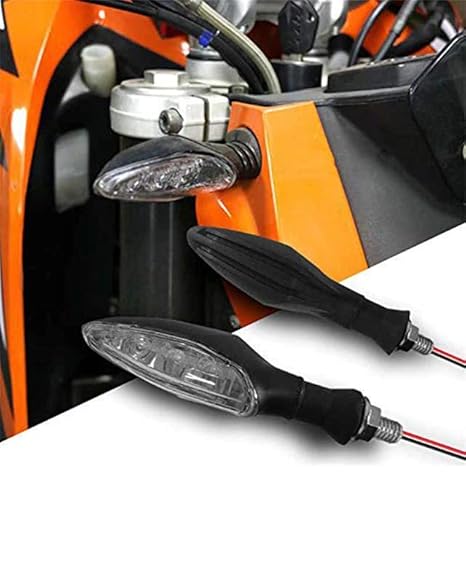 KTM 125/200/250/390 ड्यूक RC (अनब्रेकेबल लाइट (२ को प्याक) का लागि उपयुक्त सूचक लाइट ब्लिंकर पहेंलो प्रकाश | हलोजन बिज्जन सामानहरू 