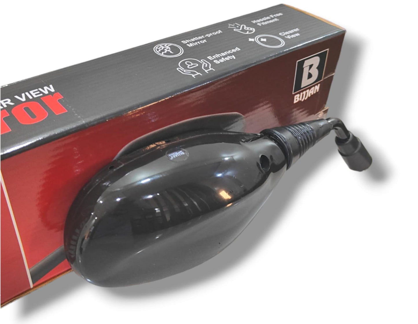 Rear View Side Mirrors For Hero Hunk Black Bijjan Accessories