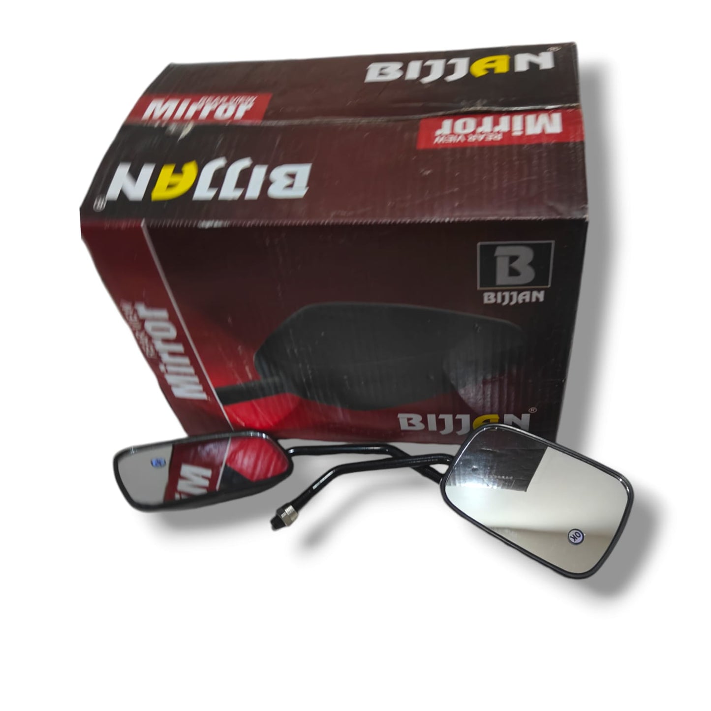 Rear View Side Mirrors For XL Super Black Bijjan Accessories