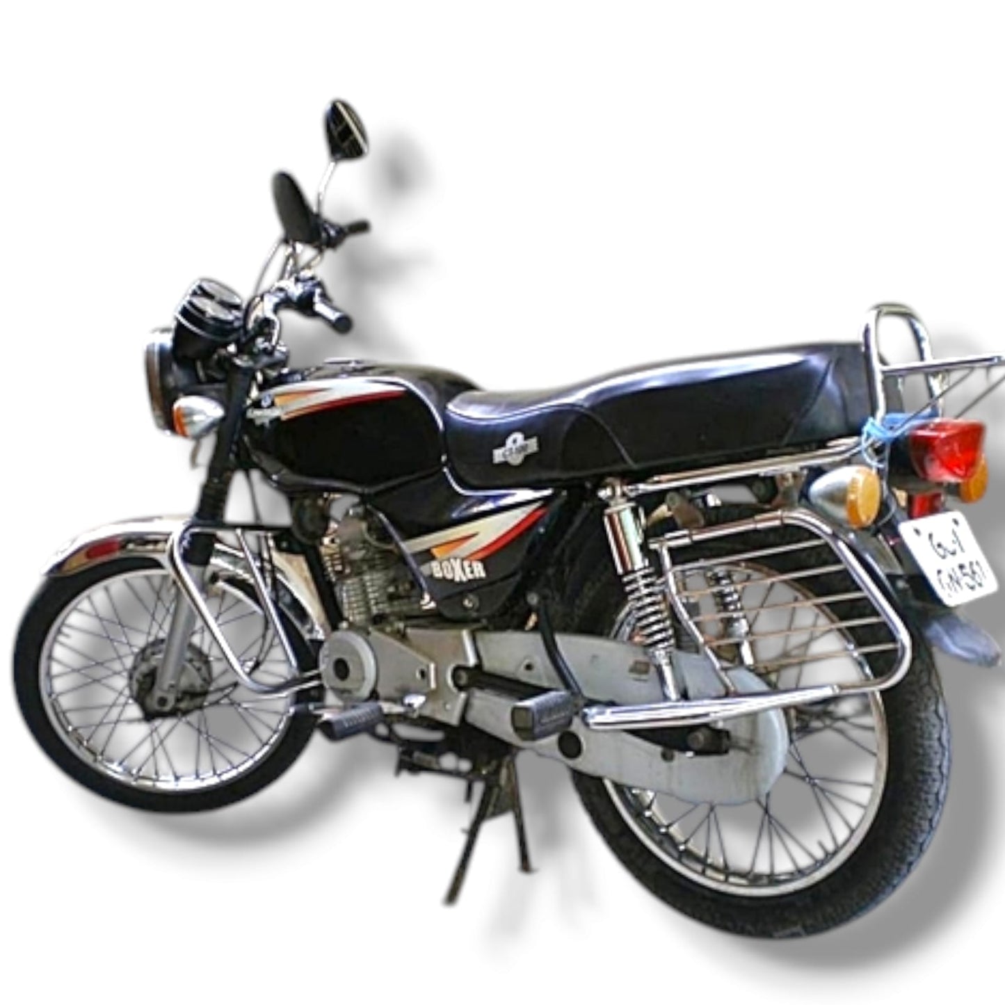 SIDE PANEL FOR BAJAJ BOXER {1997/AT/AR MODELS} BLACK BIJJAN ACCESSORIES