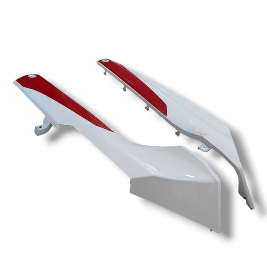 TRIM FOR DIO 110CC BS3 WHITE RED/STK BIJJAN ACCESSORIES